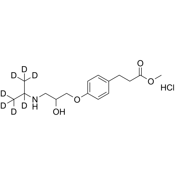 Esmolol-d7 hydrochloride (esmolol d7 hydrochloride (hydrochloride)) 1346598-13-7